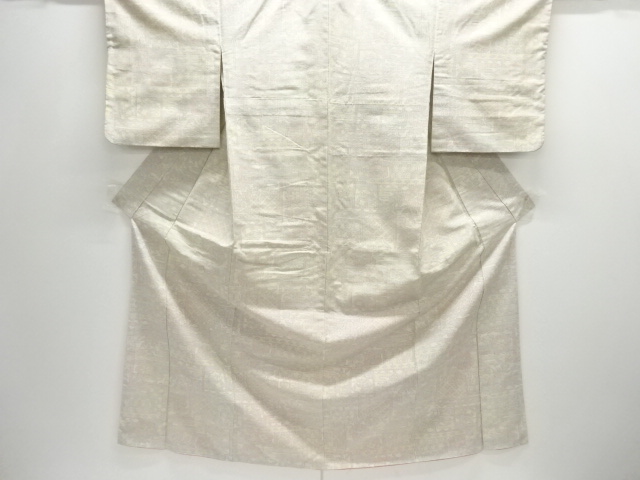 JAPANESE KIMONO / TSUMUGI / WOVEN FLOWER